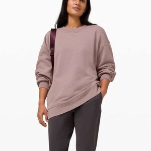 Lululemon perfectly oversized crew size 4 violet